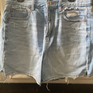 American Eagle Outfitters Light Blue Denim Shorts